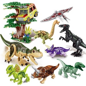 KLOCKI FIGURKI DINOZAURY Jurassic World Park Jurajski 602