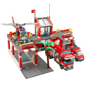ZESTAW KLOCKI STRAŻ POŻARNA   CITY