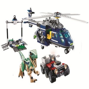 KLOCKI FIGURKI DINOZAURY Jurassic World Park Jurajski 415szt