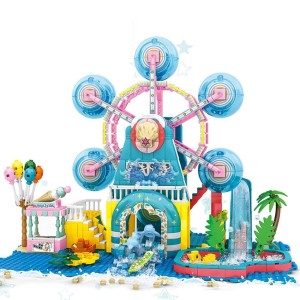KLOCKI FIGURKI FRIENDS Zestaw WATER PARK 1517szt