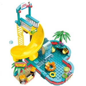 KLOCKI FIGURKI FRIENDS Zestaw WATER PARK 282szt