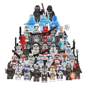 ZESTAW KLOCKI Figurki STAR WARS 40szt