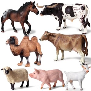 ZESTAW FIGURKI Zwierzęta ZOO Farma Duży Zestaw Edukacyjne