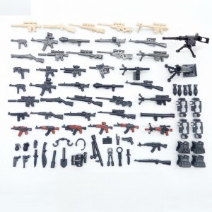 KLOCKI FIGURKI Wojsko Armia WW2 ZESTAW BRONII 115szt