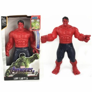 Duża Figurka 30CM RED HULK Avengers Marvel Dźwięk Światło