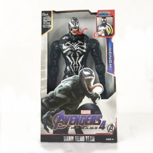 Duża Figurka 30CM VENOM Avengers Marvel Dźwięk Światło