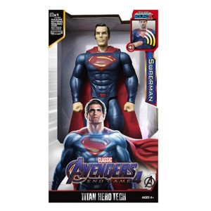 Duża Figurka 30CM SUPERMAN Avengers Marvel Dźwięk Światło