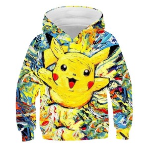 Bluza Dla Dzieci 3D POKEMON Pikachu rozmiar 100-160