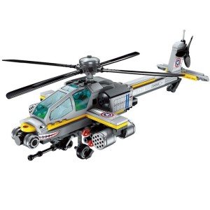 ZESTAW KLOCKI FIGURKI Wojskowe Armia Helikopter 320szt