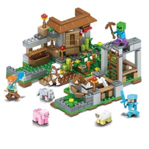Klocki + Figurki Minecraft Jungle Village 390szt