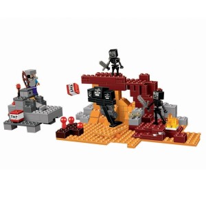 Klocki + Figurki Minecraft Trading Post 324szt