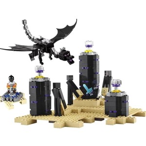 Klocki + Figurki Minecraft Ender Dragons 