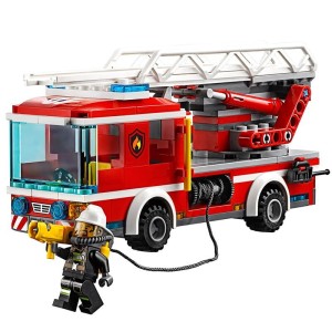 Klocki + Figurki Zestaw Seria Straż Pożarna Wóz