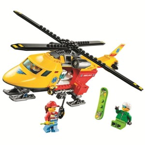 Klocki + Figurki Zestaw Seria City Helikopter 208szt 