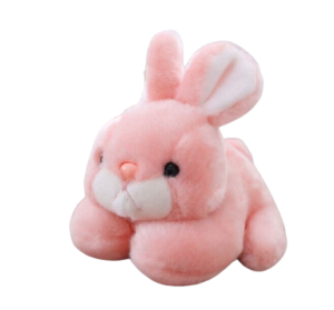 Maskotka królik różowy 20 cm  
