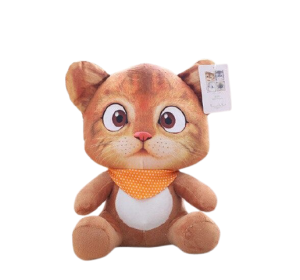 Pluszowa przytulanka rudy kot Garfield  brązowy 20 cm   