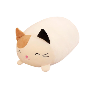 Miękka poduszka kot łaciaty 30 cm 
