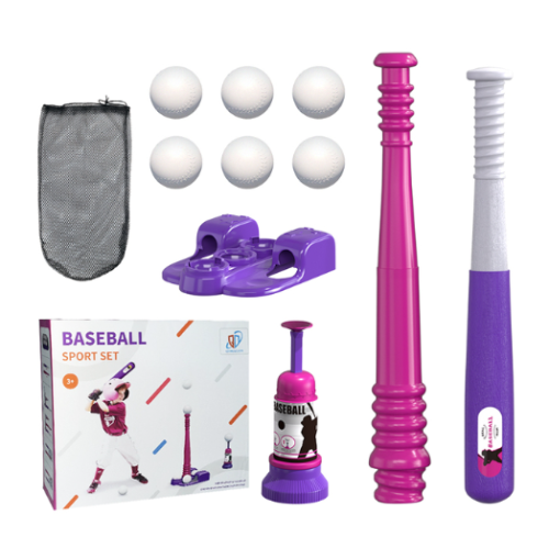 Zabawkowy zestaw do baseballa dla dzieci fioletowy.png