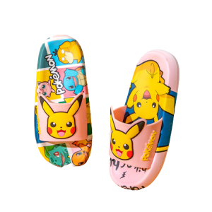 Klapki Pokemon dla dzieci elastyczne lekkie obuwie basenowe wakacyjne snp