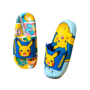 Klapki Pokemon dla dzieci elastyczne lekkie obuwie basenowe wakacyjne snp