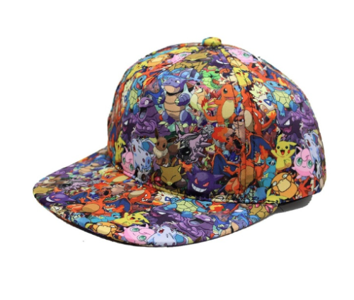 Czapka z daszkiem dla dzieci na lato Pokemon mix.png