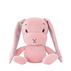 Miła maskotka pluszak królik różowy 50 cm 