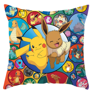 POKEMON Poduszka 3D Pikachu  45cmx45cm