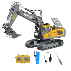 Zdalnie sterowany pojazd RC budowla Koparka na pilota zabawka dla dzieci