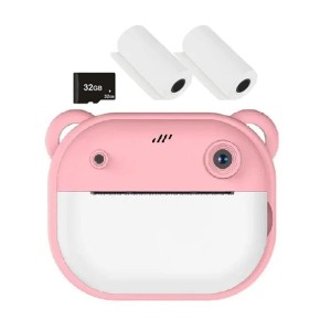 Zestaw Aparat cyfrowy z drukarką termiczna dla dzieci kamera natychmiastowy druk