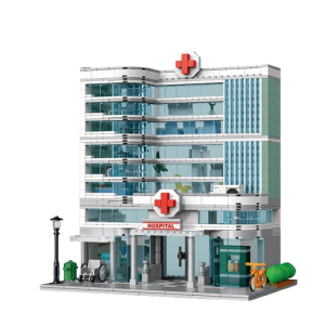 Zestaw Klocków City Szpital 1350szt Figurki