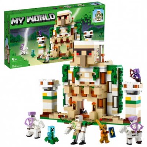 Klocki Zabawka Minecraft Forteca Żelaznego Golema Zestaw 868 szt