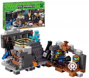 Klocki Zabawka Minecraft Portal Kresu Zestaw 559 szt