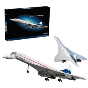 Klocki Zabawka Airbus Concorde Samolot Icons Zestaw 2083 szt