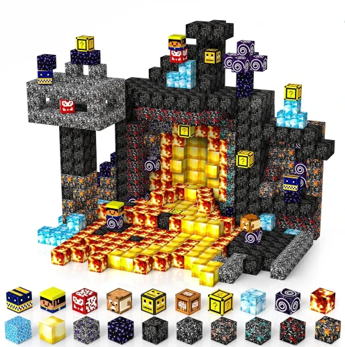 300szt Klocki Magnetyczne Zabawka Minecraft