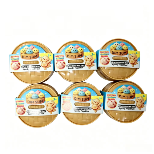 Zabawka Squishy Gniotek Dumpling Pierożek 6szt