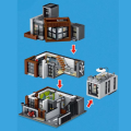 Zestaw Klocki Architecture Nowoczesna Willa Dom 3433 elementy